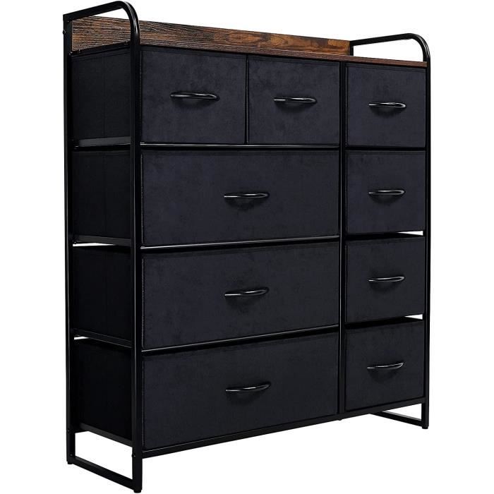 Commode, meuble de rangement pour chambre à coucher, salon, couloir