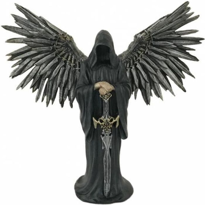 Statue De La Faucheuse De La Lame De La Mort 32cm Cdiscount Maison