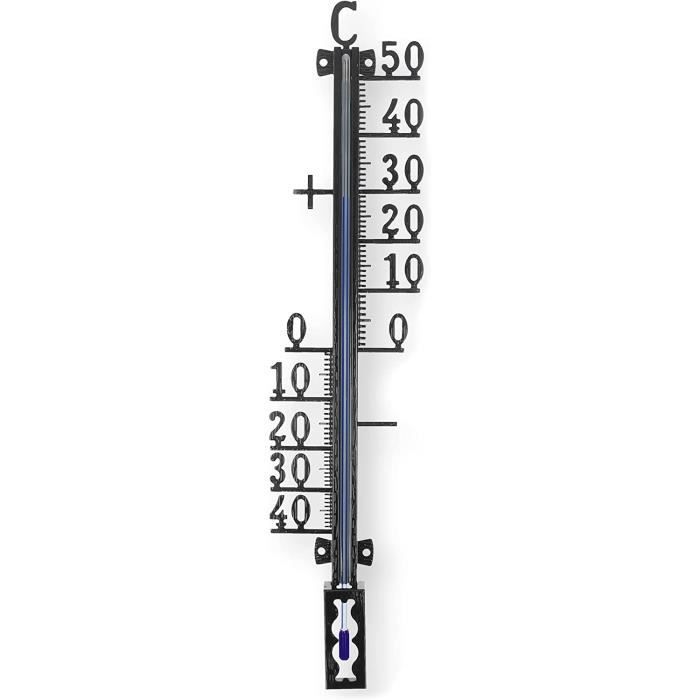 Thermomètre De Jardin En Métal - 27 Cm - Analogique - Pour L'Intérieur Et L' Extérieur - 7702[H614] - Cdiscount Jardin