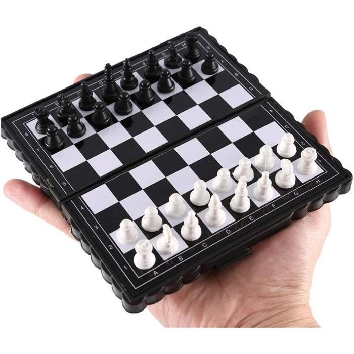 Jeu D'Échecs Voyage Magnétique KOKOSUN - Échiquier Pliable 20cm Avec Pièces Aimantées