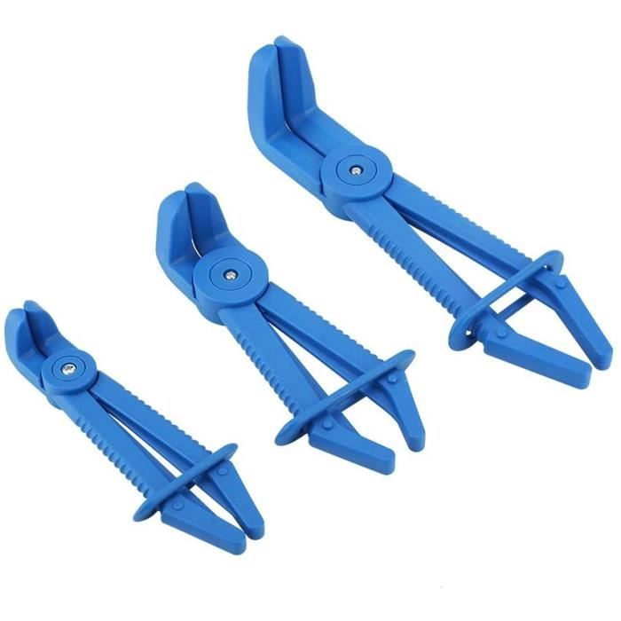 Pince en Plastique Flexible Tuyau Collier Ensemble D'outils De Frein  Carburant Ligne d'eau Pinces Pince Kit 3 Pcs(Bleu) - Cdiscount Bricolage
