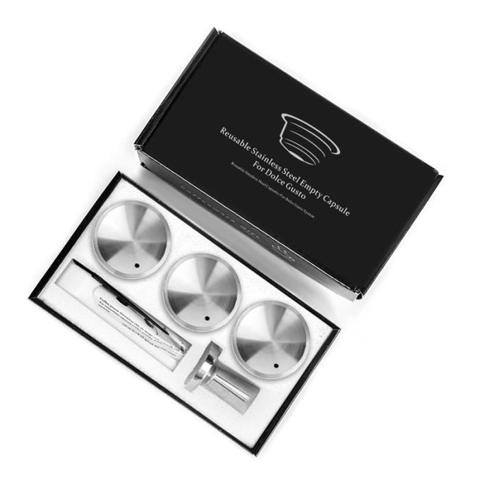 Capsules Café Réutilisables Pour Machine Dolce Gusto - Lot De 3 Sans BPA, Compatibles Nescafé Dolce Gusto | Économiques Et Écologiques - 5