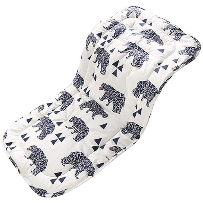 Bellochi Coussin Poussette Universel Été Matelas Poussette Universelle avec  Coussin Anti-Choc - Coton et Velours - Gris - Cdiscount Puériculture &  Eveil bébé