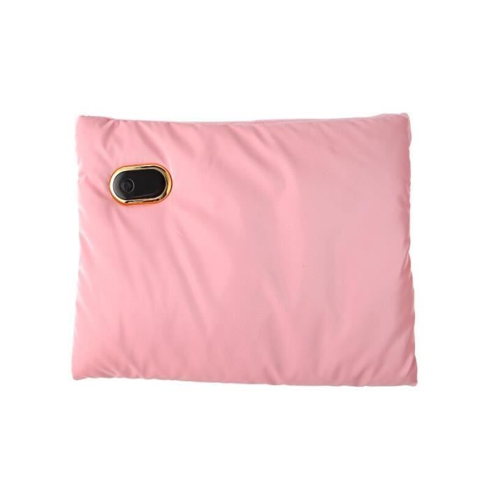 Chauffe-mains Rechargeable USB En Graphène – Double Face, Peluche Douce – Transformable En Coussin Chauffant – Idéal Cadeau