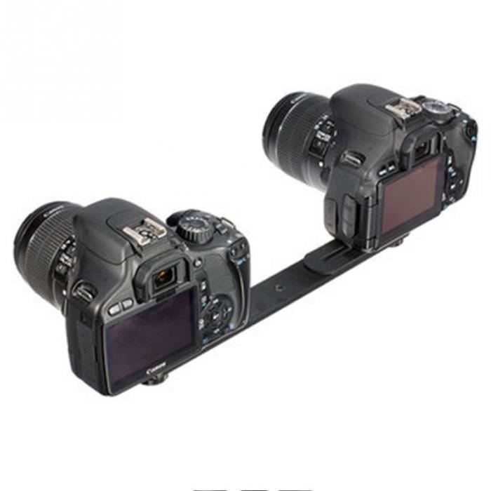 Support De Flash Macro Double Bras - Flexible - Pour Flash De Caméra - Universel