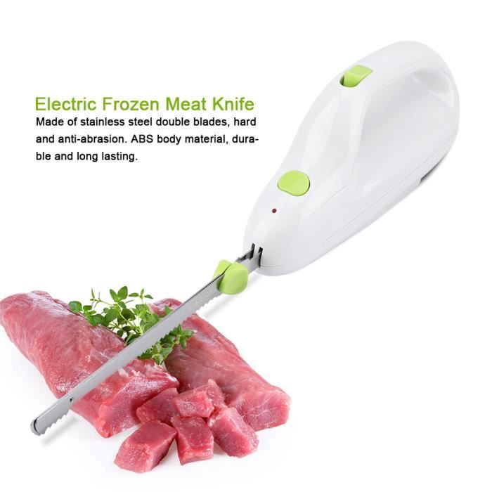 Couteau à pain électrique, couteau électrique automatique de cuisine,  couteau à viande, lame en acier inoxydable pour trancher - Cdiscount Maison