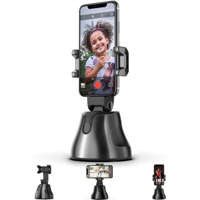 Bestope Trépied Monopod photo Perche à selfie Stabilisateur smartphone Rotation 360 ° Suivi automatique du visage et des objets