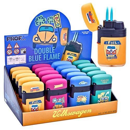 Briquet VOLKSWAGEN VW Prof Double Blue Jet Flame Cdiscount Au quotidien