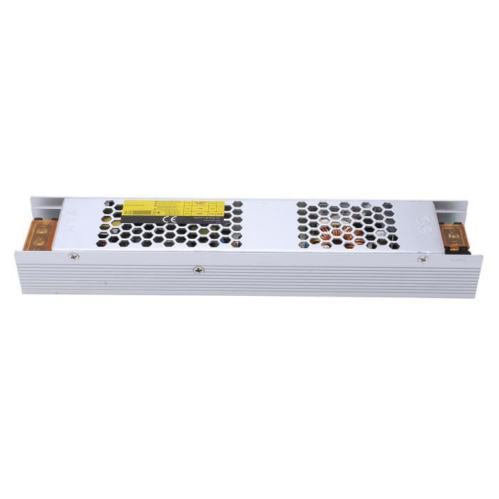 Alimentation LED 12V 18W-60W - Ultra Fine, Protection Surtension/Surcharge - Pour Bandes LED, Barres Lumineuses