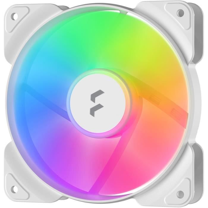 FRACTAL DESIGN – Aspect 12 RGB PWM White Frame – Ventilateur PC – 12 x 12 x 25 cm – FD-F-AS1-1209