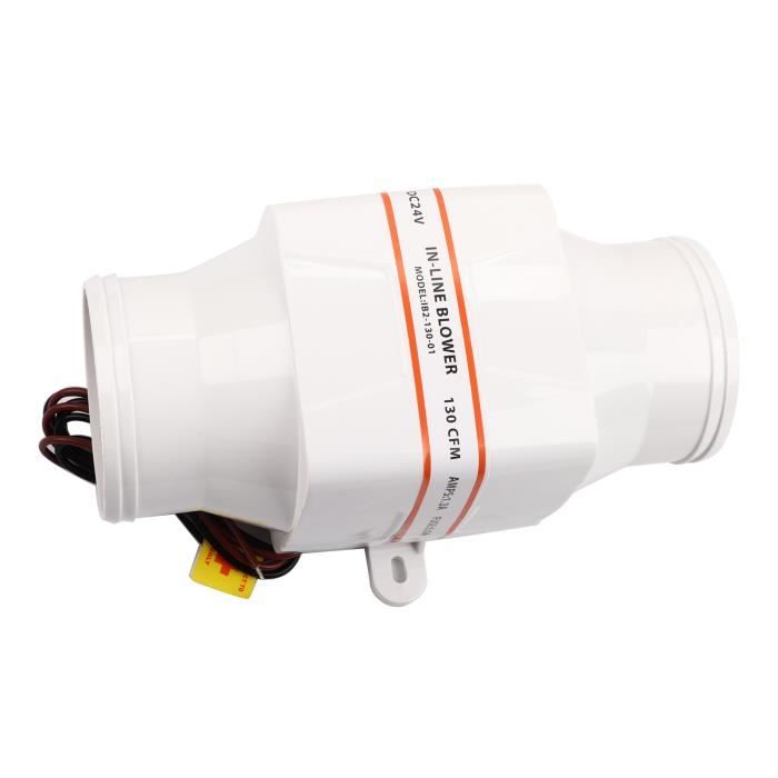 Ventilateur De Cale Marine 3 Pouces 12V - Souffleur D'Air En Ligne 130 CFM Pour Bateau Yacht RV