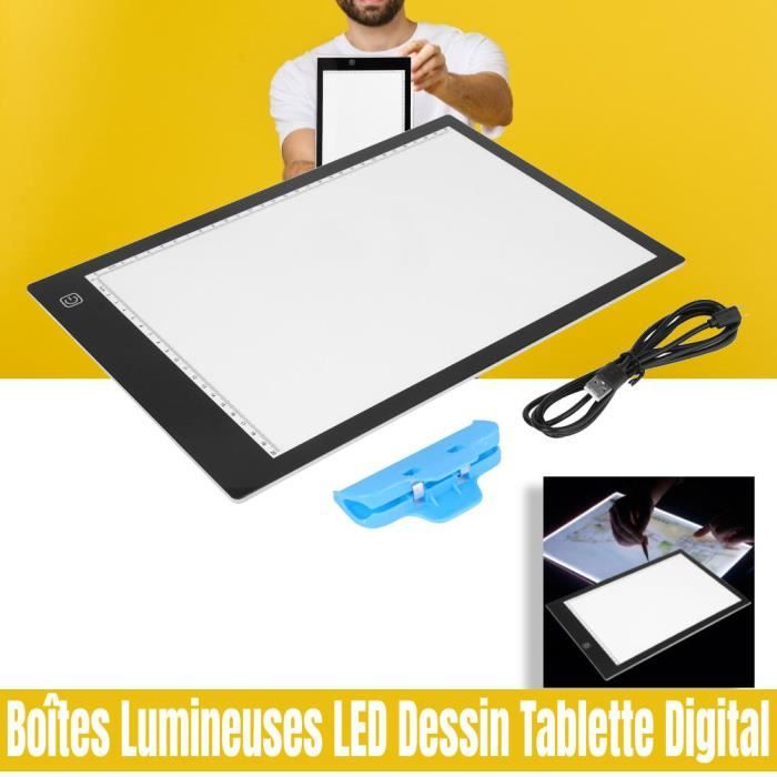 CES Tableau de traçage A4 USB LED Tablette Graphique Touchpad -PT70