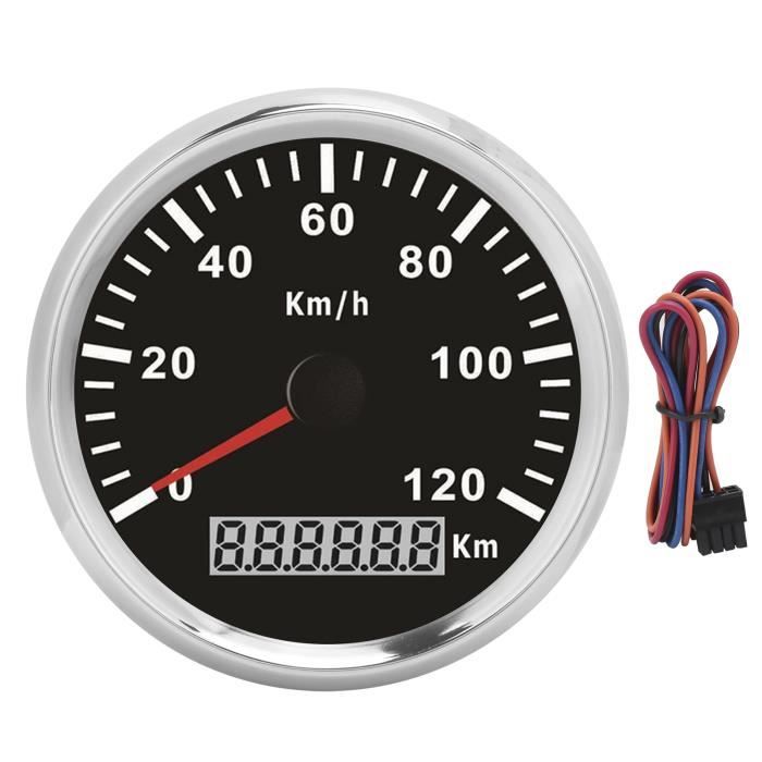 Compteur De Vitesse GPS Universel - Odomètre 0-120 Km/h - étanche IP67 - Pour Voiture, Camion, Bateau - 4