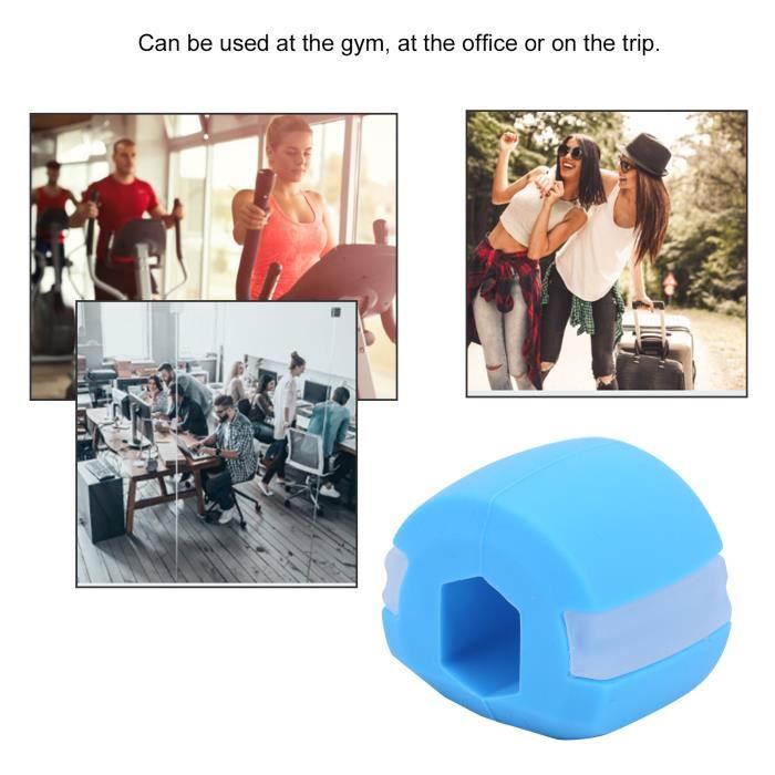Exerciseur De Mâchoire 6 Pièces - Jaw Exerciser Silicone Pour Muscler Le Visage Hommes Femmes