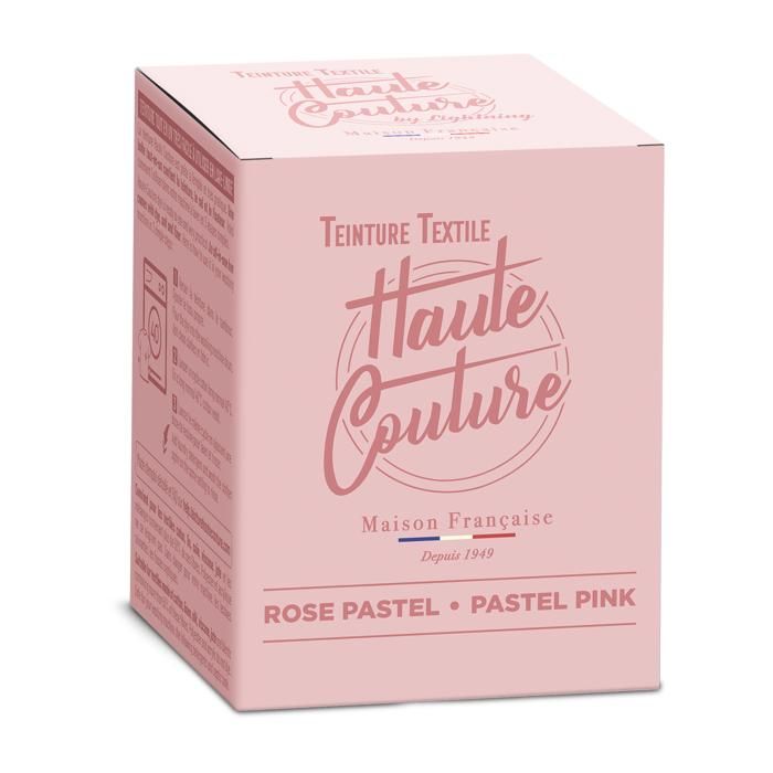 Teinture textile haute couture rose pastel 350g