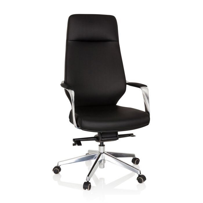 Fauteuil de direction / chaise bureau VELVET simili cuir noir hjh OFFICE Fauteuil de direction / chaise bureau VELVET simili cuir noir hjh OFFICE