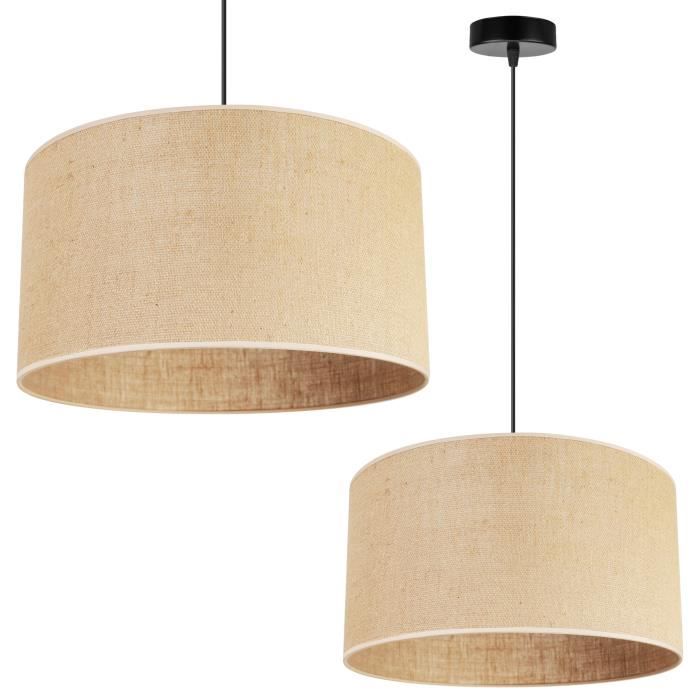 Light-Home Juta Abat Jour Suspension Luminaire Lustre - E27 - Classique ...