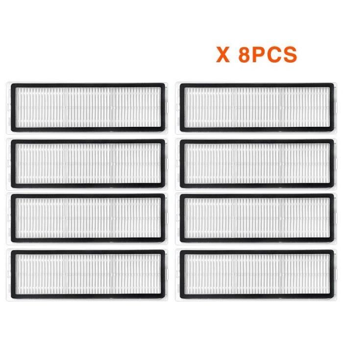 Accessoires Compatibles Avec Xiaomi Robot Vacuum S10+/S10 Plus Aspirateur Robot De Nettoyage B105 Pièces, Brosse Principale, Brosse Latérale, Filtre HEPA, Chiffon De Nettoyage (A (24 Pièces