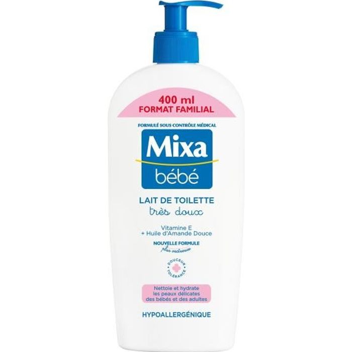 Mixa Bebe Lait De Toilette Tres Doux 400ml Cdiscount Au Quotidien