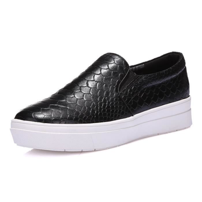 slip on femme croco