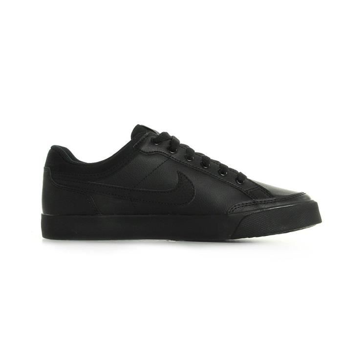 nike cuir noir femme