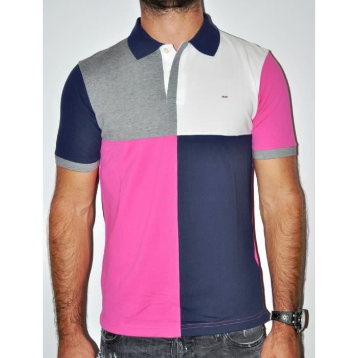 EDEN PARK Polo graphique Fushia Homme Cdiscount Pret a Porter