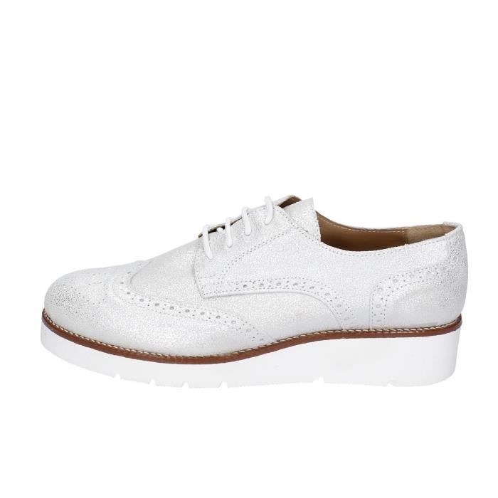 Baskets Sneakers Femme SWEET LEMON Argent Cuir su d Talon