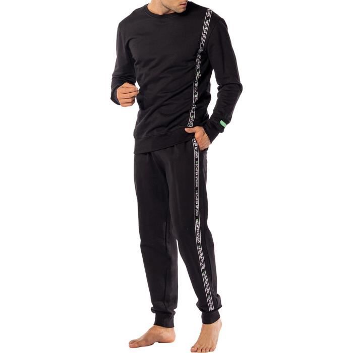 Jogging Homme, Pantalon Pyjama Noel Homme, Réglable Avec Poches Pyjama Homme - Avec Cordon De Serrage Et Poche Pyjama Hiver Homme Slim Fit En Fil Recyclé, Chic Et Élégant
