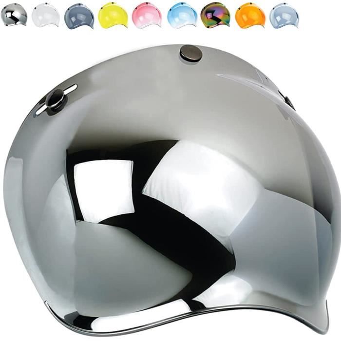 Visière Bubble à Pressions Biltwell Miroir Iridium Pas Cher - BTC