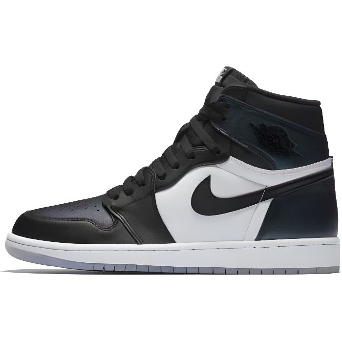 Basket NIKEs AIRs JORDANs 1 Femme et Homme Noir Noir - Cdiscount Chaussures
