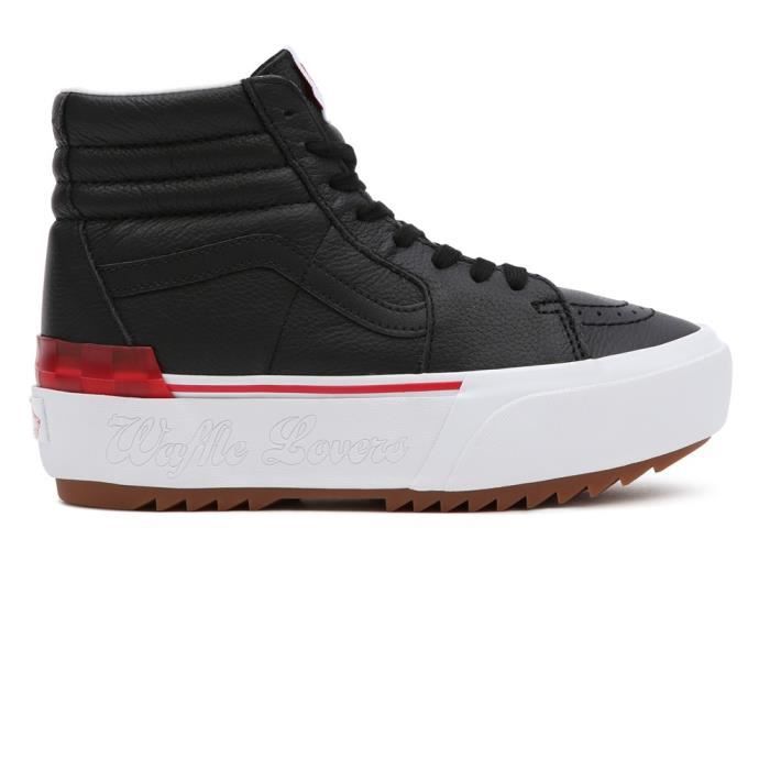 Vans Baskets VANS UA SK8HI Stacked Noir - Femme/Adulte - Lacets - Plat - Textile