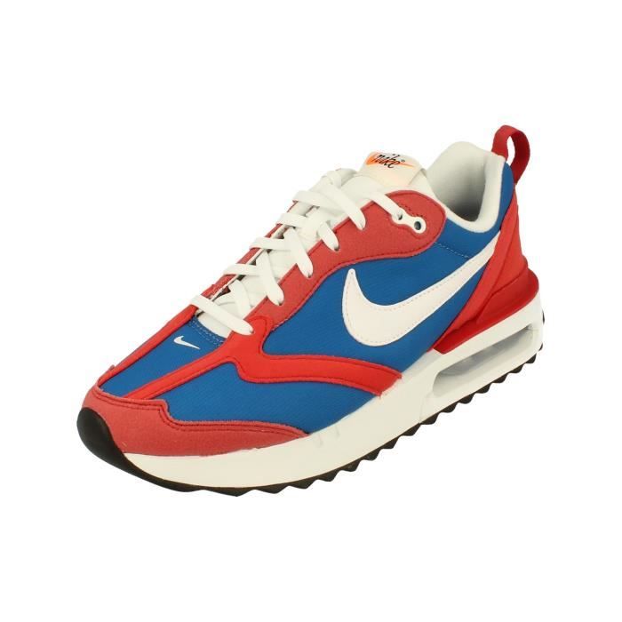 chaussures de running nike air max dawn pour garçon - bleu et rouge