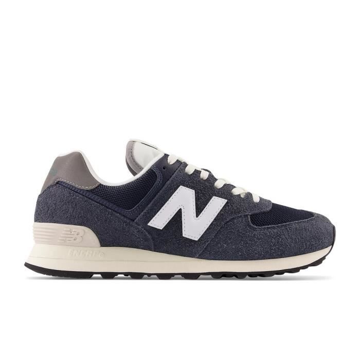 Chaussures Homme NEW BALANCE 574 Bleu Dessus Textile Lacets Bleu Cdiscount Chaussures