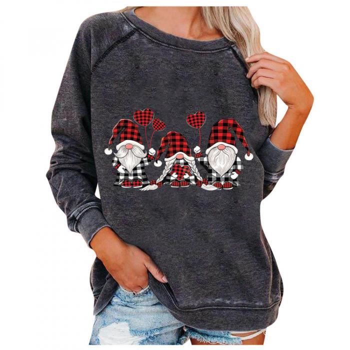 Penkiiy Chandail de Noël pour Femmes 2024 Mignon Cardigan Imprimé