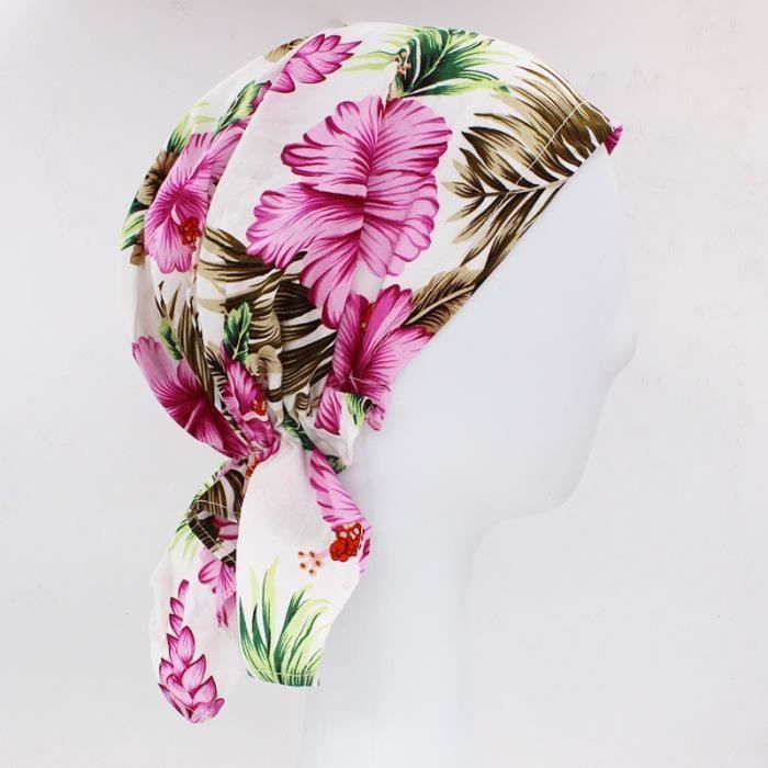 Generisch Chapeau Tresse Vêtements De Tête Femmes Bonnet Perles Turban Wrap Foulard Casquette De Baseball Et Casquettes Ensemble, Blanc., Taille Unique