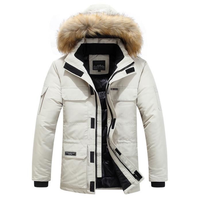 Doudoune Homme Hiver Outwear Blouson Sport Chaud Manteau Militaire