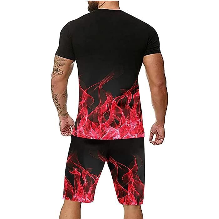 Survêtement Homme 2 Pièces - Sweat à Capuche Zippé + Pantalon Cargo - Confort Sport Décontracté - 9