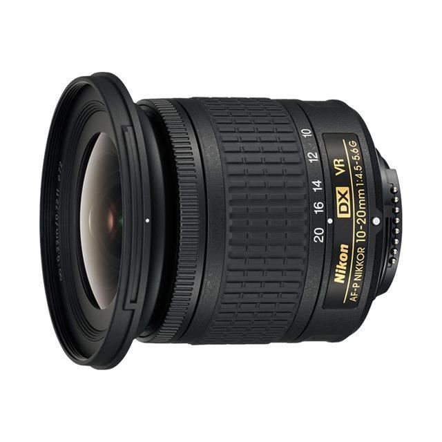 Objectif zoom grand angle NIKON AF-P DX NIKKOR 10 mm - 20 mm f/4.5-5.6 AF-P DX G VR pour Nikon F