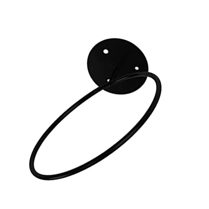 Lot De 2 Supports Muraux Ballon Basket – Porte-Ballon Métal Noir, Pour Basket, Foot, Volley, Déco Chambre Ado