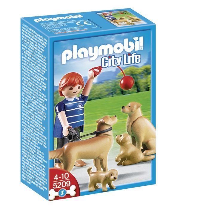 PLAYMOBIL 5209 Famille de Golden Retrievers