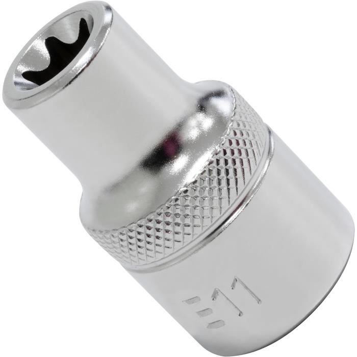 Douille De Vissage 1/2" 27mm AERZETIX - Acier Chrome Vanadium - Pour Clé à Cliquet - 42mm Longueur