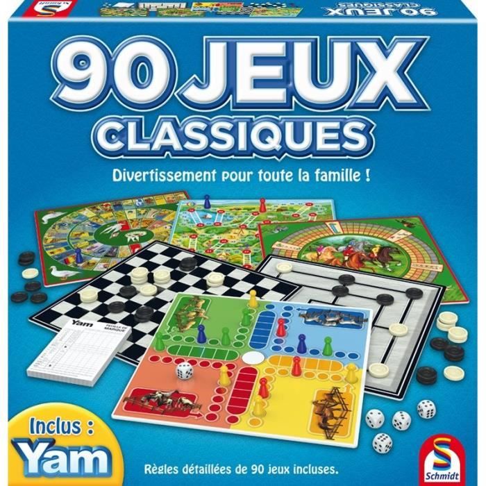 Jeu de dames en bois massif - Jeux classiques - Achat & prix