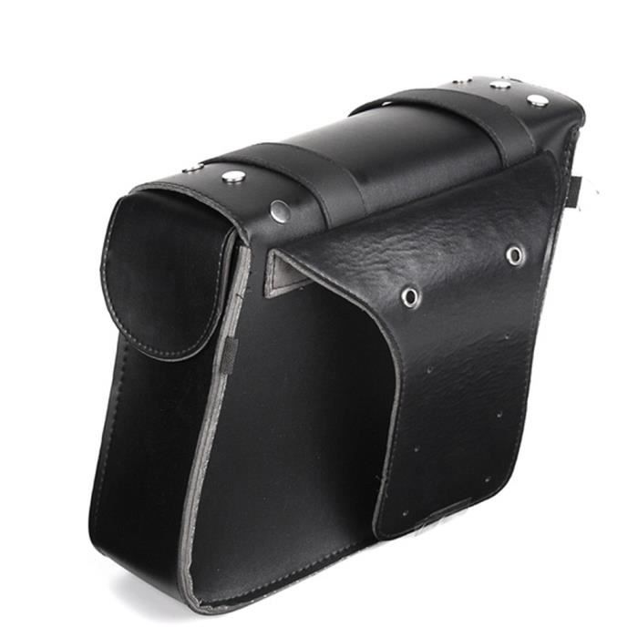 Sonew Sacoche Cuir Moto: 2 Poches Outils ??tanches - Cdiscount Auto