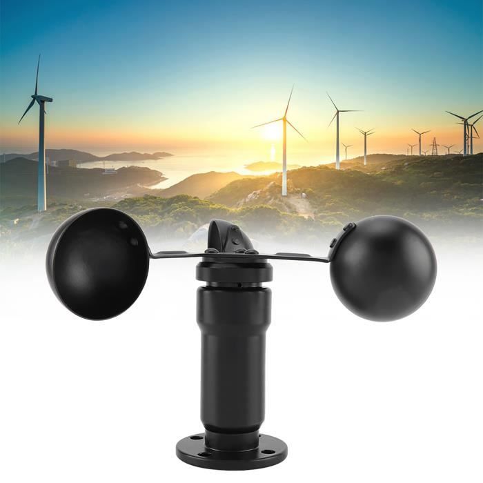 Anémomètre Vitesse Vent 3 Tasses - Capteur Météo Avec Câble 8m Étanche