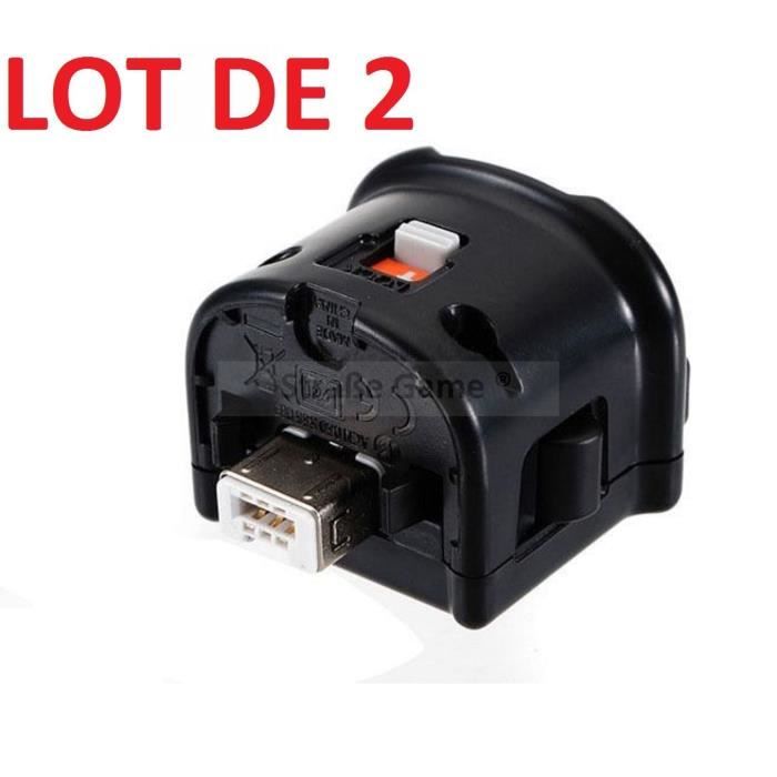 2 x Wii motion plus pour manette Wiimote Nintendo Wii