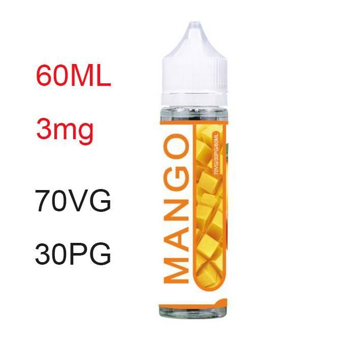 ELiquide MANGUE Cigarette Electronique 60ml 3mg Nicotine 70VG/30PG