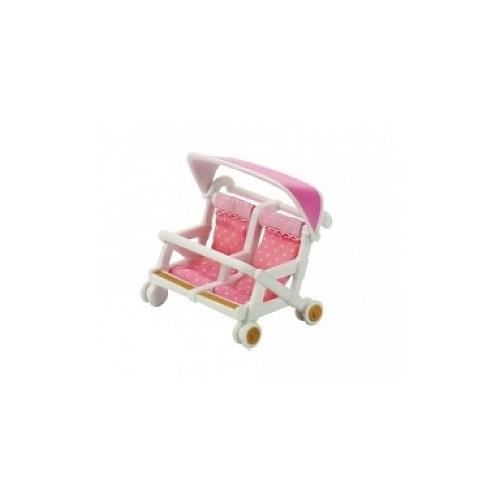 sylvanian poussette double