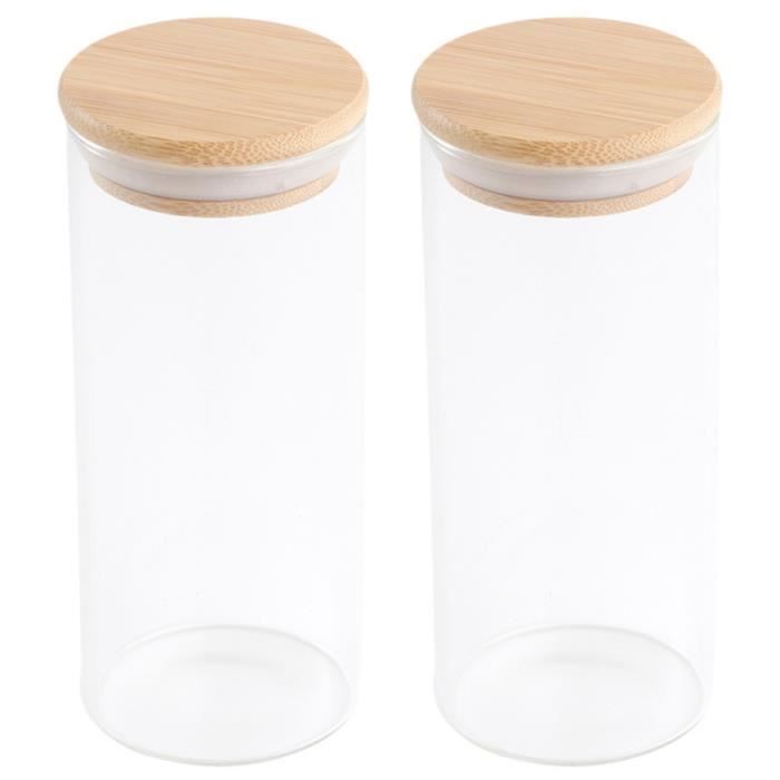 2 x 10 L stockage des aliments bidon BPA Free Plastique Baignoire avec couvercle et poignée