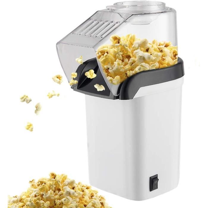 Machine à Popcorn à Air Chaud 1200W - Sans Huile, 3 Minutes, Capacité 120g/min, Rétro Rouge, Pour Cinéma Maison, Soirées - 7