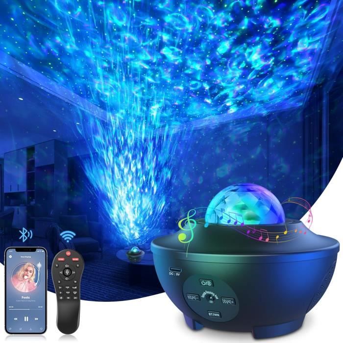 Projecteur LED Ciel étoilé 360 Lighting – Bluetooth, Télécommande, Veilleuse étoiles